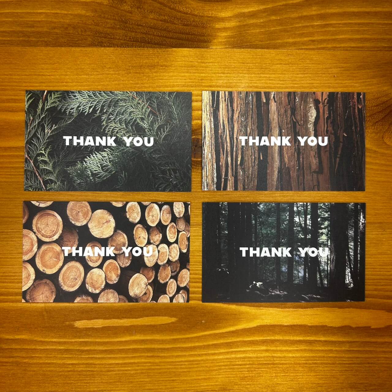 ひのきフォトThankyouカード［20枚入り］